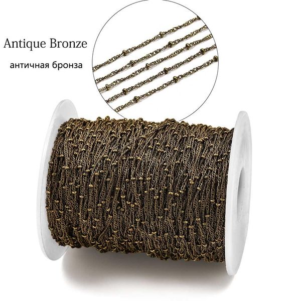 

5m/lot copper width 1.8mm ball chain necklace bead chain for diy anklet jewelry making accessories supplies bbyacx lipper