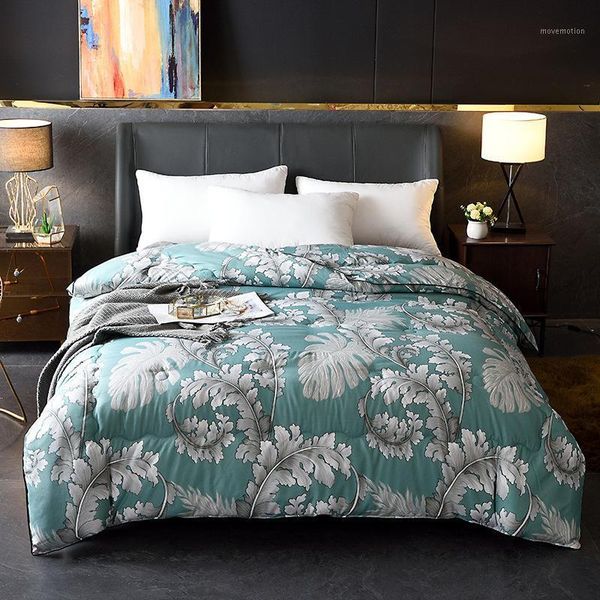 

popular style cotton silk quilt & spring and autumn winter printing high-grade court silk quilt &1