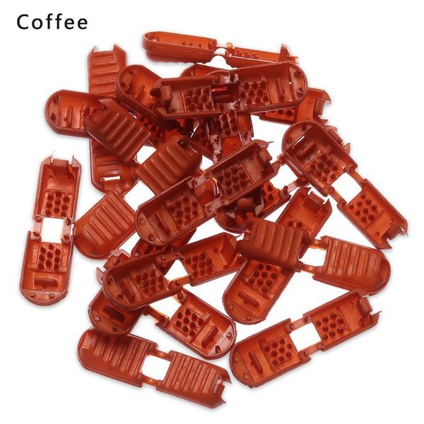 

20 pcs mixed colors plastic cord ends clip zipper puller paracord cord tether tip lock for backpack bag zipper puller diy q bbyoxx