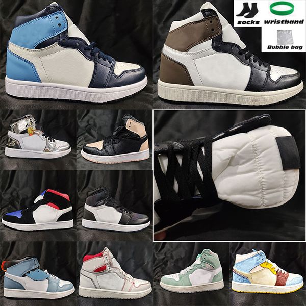 

2022 new 1 1s university blue mens basketball shoes atmosphere prototype shadow 2.0 hyper royal twist dark mocha bred toe court purple women