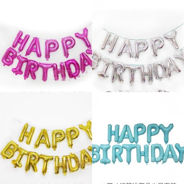 

helium balloon happy birthday alphabet balloons set children birthday party decorative balloon birthday wedding decorations supp 14 j2
