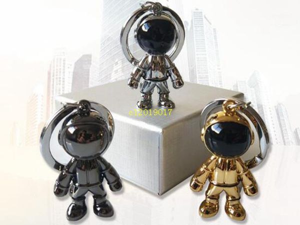 

100pcs space robot keychain - couple pendant man's car keychain wedding gift1