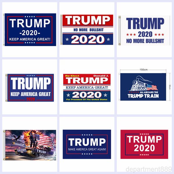 

2020 trump polyester donald american banner flag president election hanging flags dhf651