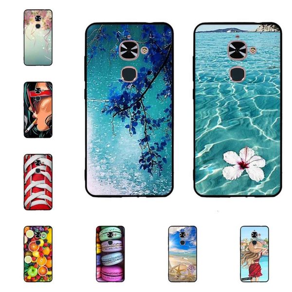 

letv le 2 x620 x527 5.5 "soft tpu silicone sheath, le2 pro rear sheath, letv leeco le s3 x626 embossed protective sheath