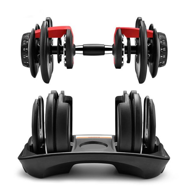 

dumbbells automatic fast adjustable dumbbell set 24kg52.5 pound gymindoor fitness 20 weight options training