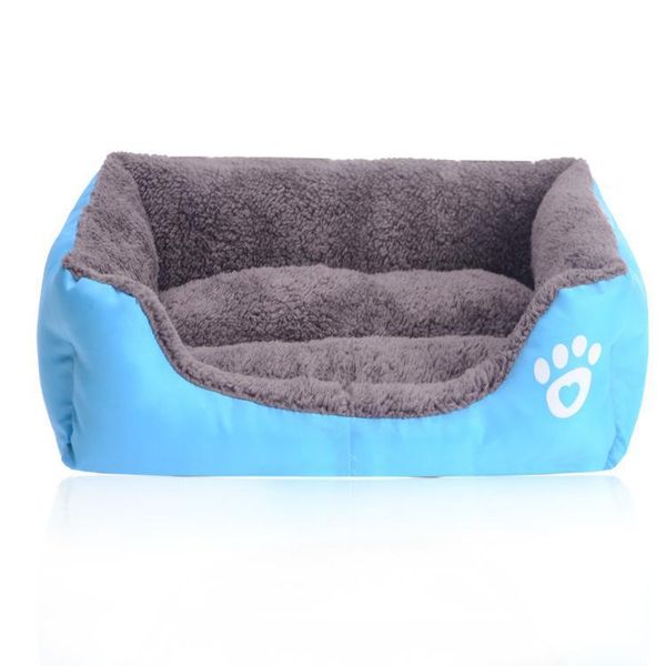 

pet dog bed fall winter warm nest kennel for cat puppy sofa mat warming dog house soft material pet nest candy color sofa