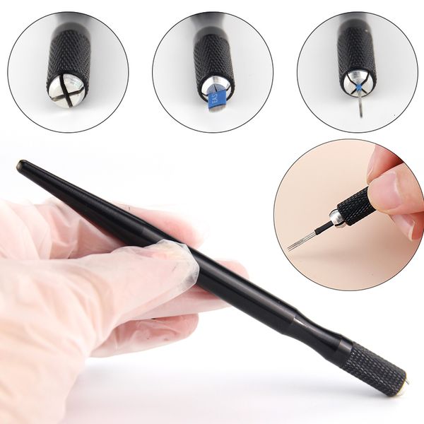 

professional manual eyebrow tattoo machine pen for permanent makeup tebori microblading 3d handle pen for tattoo cosmetics tool