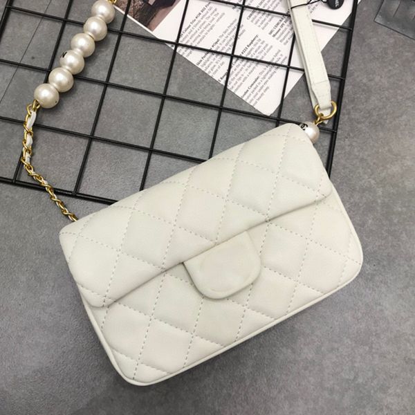 

size18cm wallet luxury designer handbags most popular fashion women diamond lattice leather bag brand designer shoulder bags pearlhandbags