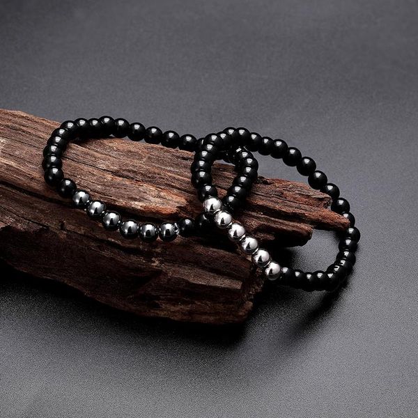 

livvy 2019 натуральный камень 6 мм браслет из бисера высокое качество лавовые круглые шарики резиновый веревка браслет мужчины и женские юве