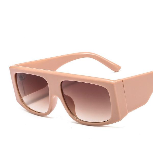 

sunglasses fashion retro oversized women plastic brand designer vintage gradient sun glasses uv400 gafas de sol, White;black