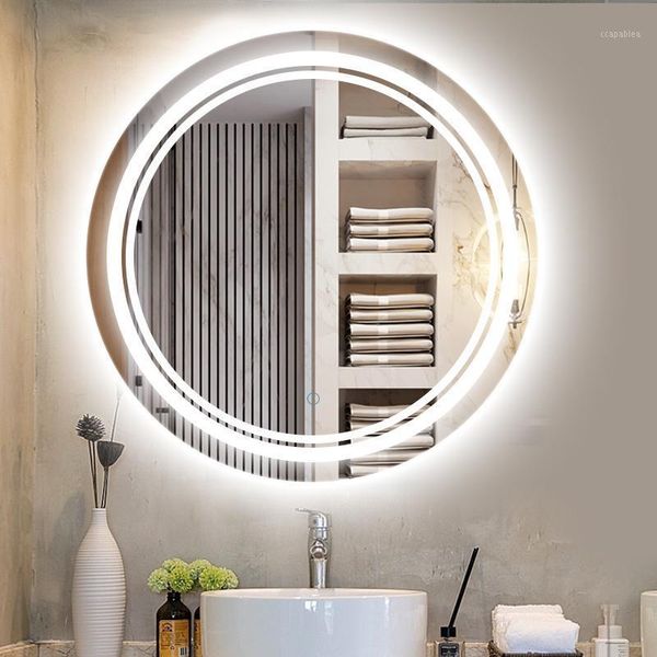 

salon round led mirror lamp wall light fixture master room led mirror light waterproof bathroom wall lamp l sconce1