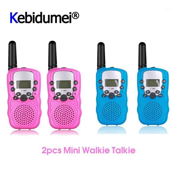 

portable 2pcs mini walkie talkie kids radio station t388 0.5w pmr pmr446 frs uhf universal radio communicator for gift for child1