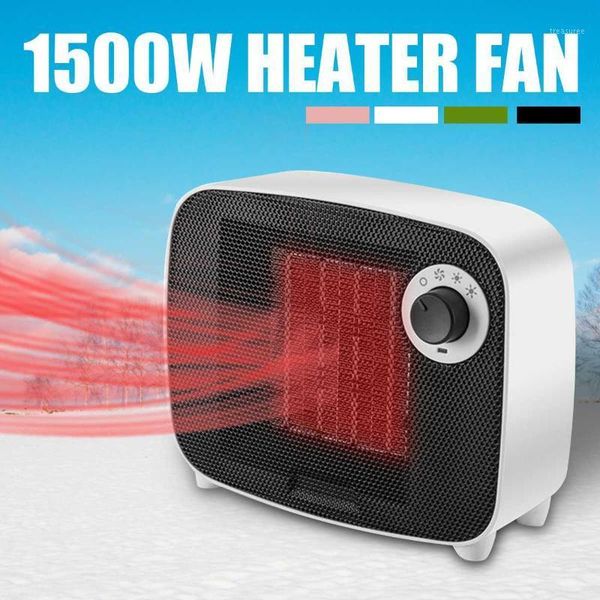 

smart electric heaters 1500w mini portable heater deskheating warm air fan home office wall handy bathroom radiator warmer fan1