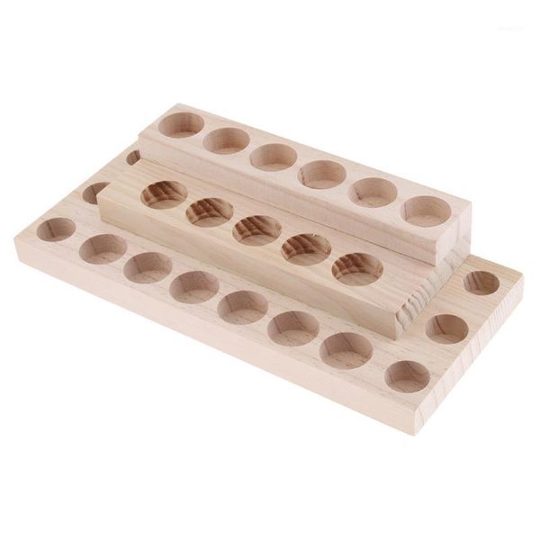 

wood essential oils display organizer holder stand rack for dropper / roller ball / cosmetic bottles1