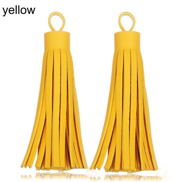 

2pcs 60mm mini tassels vintage leather suede tassel phone tassels for diy craft jewelry findings pendant earrings accessories h jllzfa
