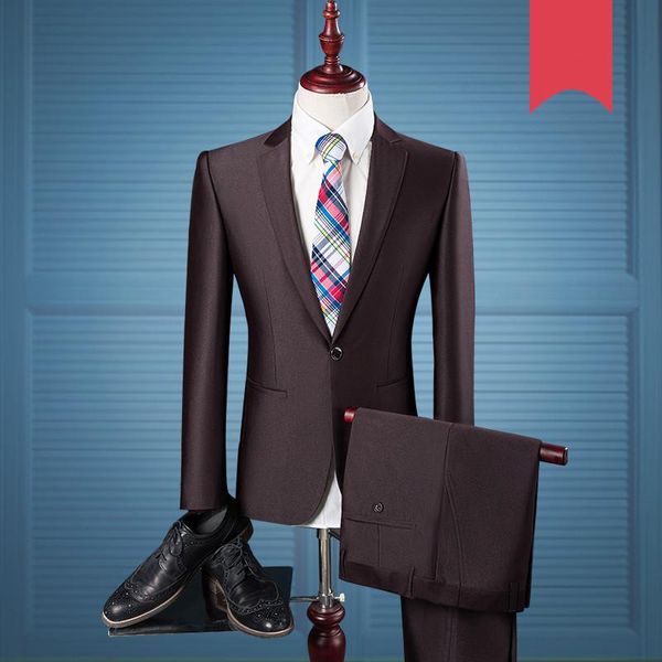 

2020 latest coat pant designs mens formal wear wedding suits for men brand clothing tuxedos terno slim prom suits 801, White;black