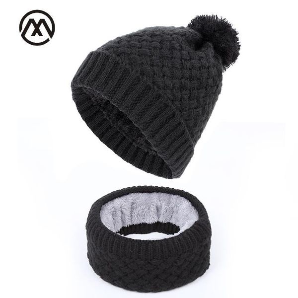 

women's knit cotton caps warm and comfortable autumn and winter new men's women's universal ski mask hats scarf beanies bone