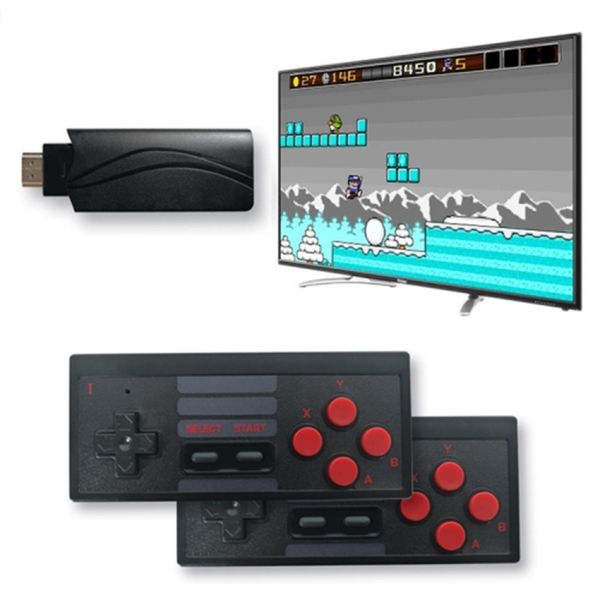 

hd tv mini classic wireless bluetooth game machine built-in 628 games