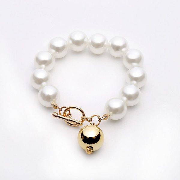 

bangle arrival fashion wrap cuff charms crystal simulated pearl beads elastic force bracelet bangles for women jewelry wholesale1, Black