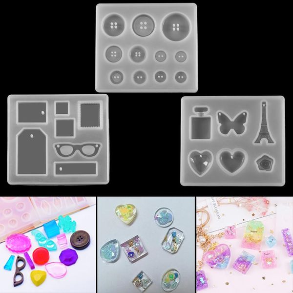 

1 шт смола силиконовые mold 5 формы жидкое ожерелье craft украшение vu эпоксидной смолы поделки ручной работы изготовление ювелирных изделий