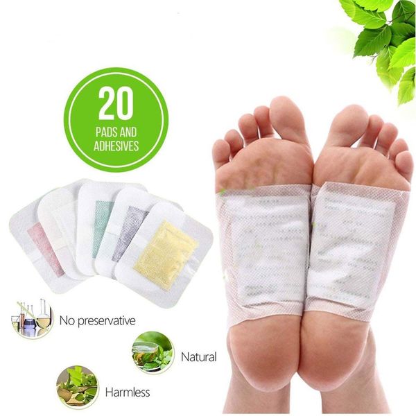 

10 pcs detox foot patches feet pads to remove body toxins detoxify pain relief weight loss and stress relief body cleanse patch