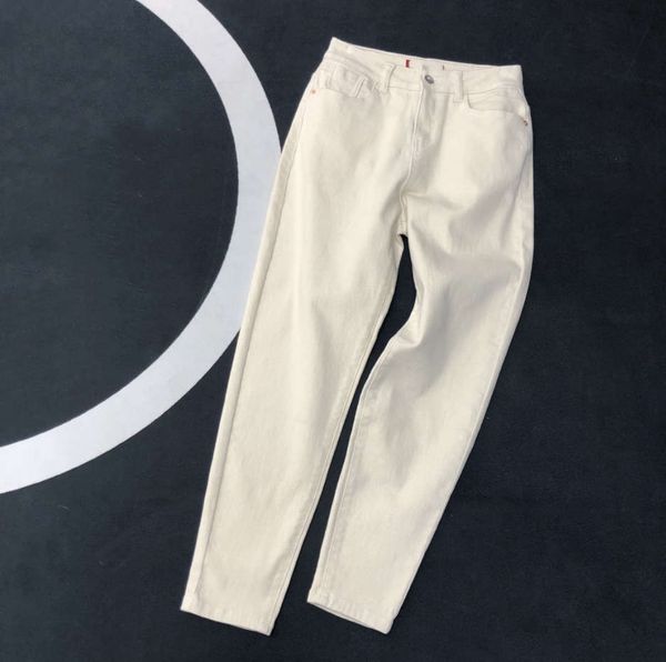 

autumn / winter 2020 new  family women's plush cream white loose harem dad pants versatile temperament 011765, Blue