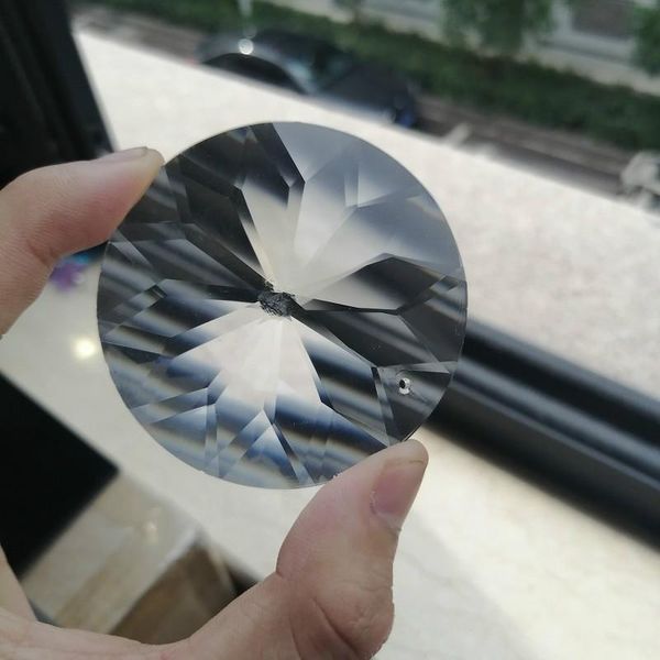 

1pc 60mm round crystals pendants prisms glass clear chandelier crystal hanging ornament suncatcher diy crafts home decoration h jllvps