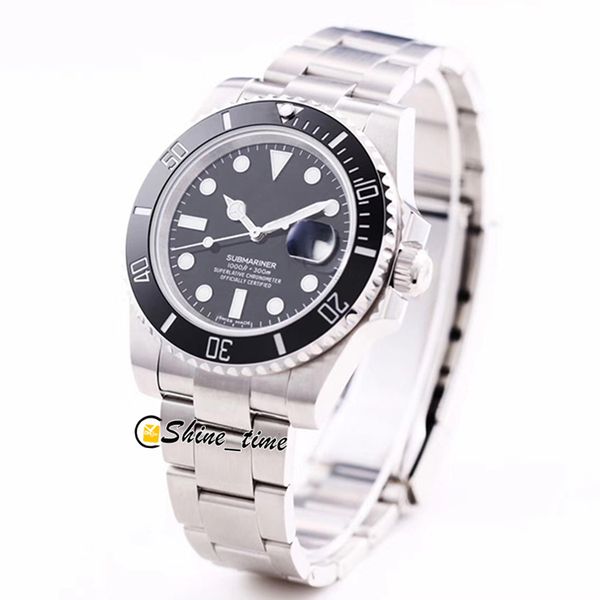 

v9 strongest version ceramics bezel luminous dial 116610 swiss cal.3135 automatic mens watch 904l steel band sport designer watches, Slivery;brown