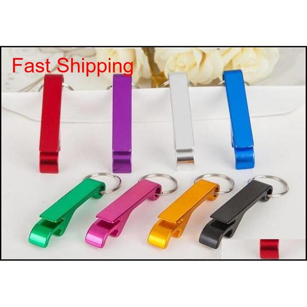 

500pcs key chain metal aluminum alloy keychain can customize bottle opener openers tool gear beverage custom personalized pay extra 4y5ma