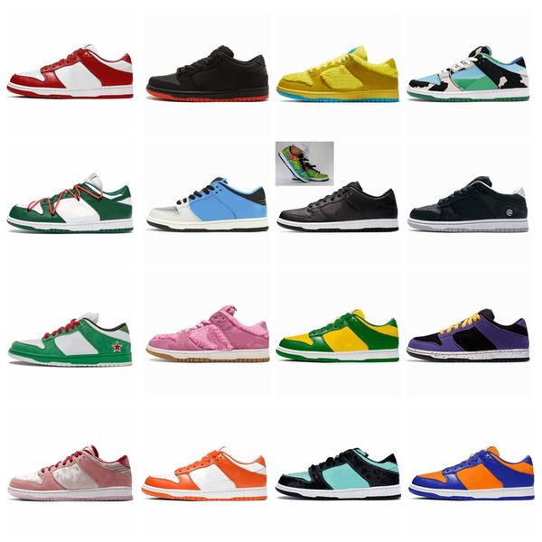 

2021 new chunky dunky sb shoes low authentic sneakers grateful dead dunk pink digital concepts mens womens sports trainers 36-45, Black
