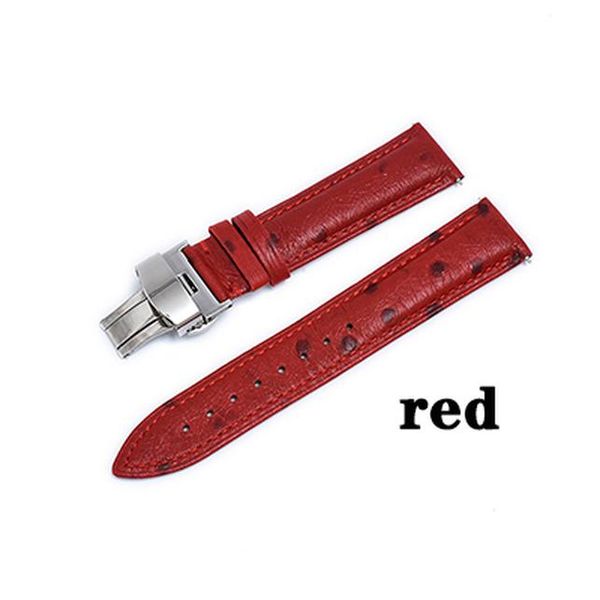 

waterband первого слоя двухсторонний кожаный ремешок 20 мм 22 мм смотрительная полоса из нержавеющей стали бабочка зажима, Black;brown