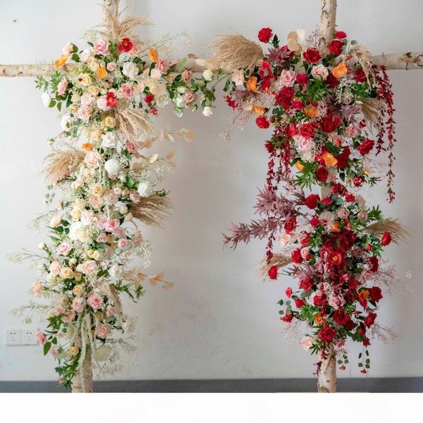 

custom wedding arch decor flower arrangement table flower ball centerpieces floral party stage outdoor scene layout wall