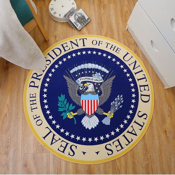 

american eagle round 60cm round bath carpets rug for living room fashion bedroom non-slip chair floor mats for kid room doormat