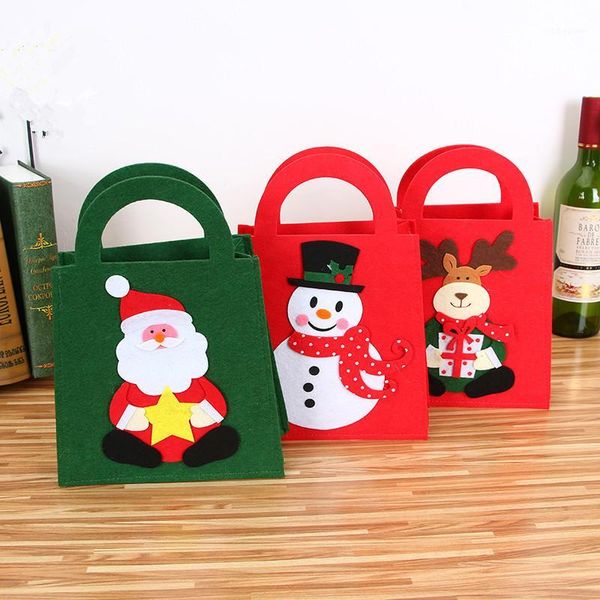 

christmas candy bag decorations for home new year present packet santa claus kids gift bags bp2081