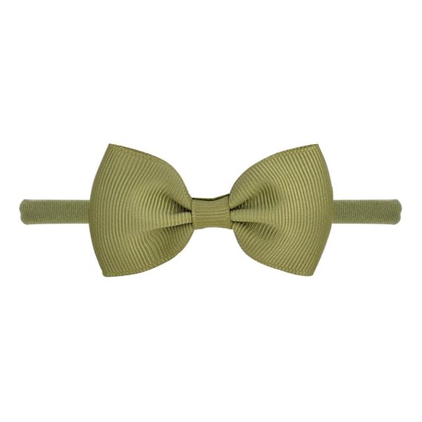 

24 colors 1piece solid grograin ribbon elastic hair band baby headband for girl kids boutique newborn hairbands hair accessories q sqcukq