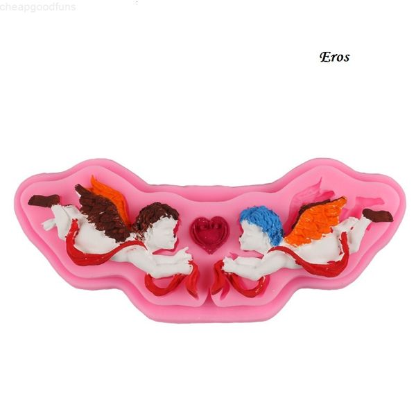 

diy angel eros cupid cake heart chocolate mould birthday valentine day wedding love eternal baking mold