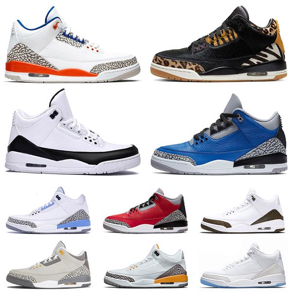 

wholesale 2021 men women basketball shoes 3s 3 iii jumpman sport blue cement fragment satin jordan retro trainers 7-13