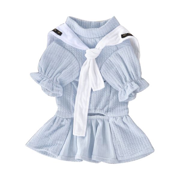 

dog summer clothes navy dress pets cat chihuahua wedding dress skirt puppy clothing spring dresses for dogs pet clothes