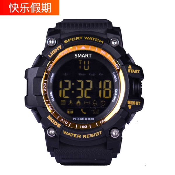 

ex16 deep waterproof intelligent sports student watch step counting qq wechat reminderjk