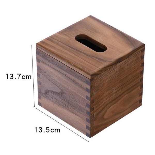 

japanese style bamboo square tissue box creative seat type roll paper towel jar eco-friendly wooden jlljrt xmhyard