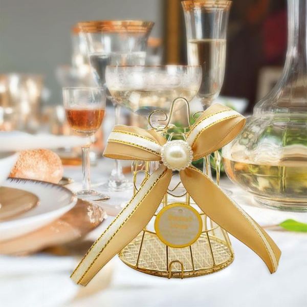 

mini retro birdcage candy chocolate boxes with ribbon baby shower favor present box for guests wedding birthday souvenir