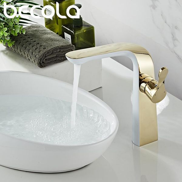 

bathroom sink faucets becola modern basin mixer retro industrial brass faucet cold and black gold water deck mounted taps5902