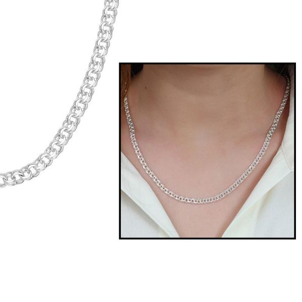 

tesbihane 925 sterling silver garibaldi lady chain necklace (m-2