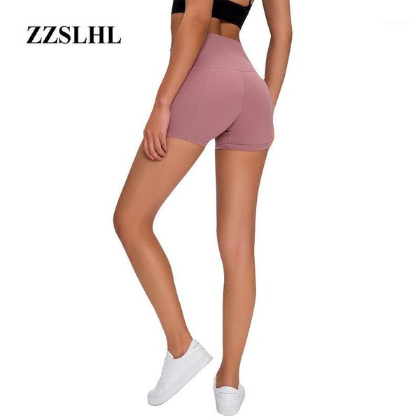 

yoga outfits women's sports shorts anti-sweat plain sport athletic women high waisted soft cotton feel fitness yoga1, White;red