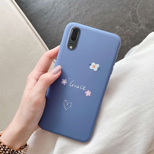

huawei p20 mobile phone shell small and frh ultra thin feel p20 grind female female silicone anti falling protective sleeve youth p20pro