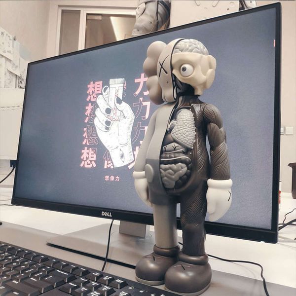 

inch 16 man kaws super door god semi anatomical doll hand model toy trend 1.3 meters around