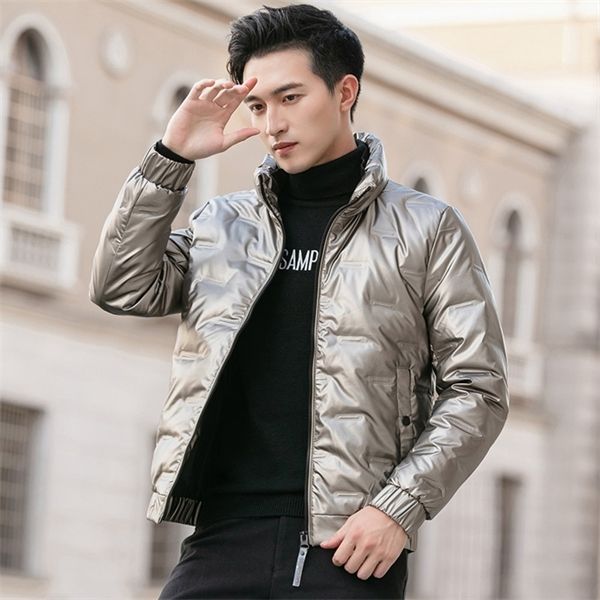 

80% white duck jacket men's korean brand winter warm down coat slim fit parka men plus size clothes veste homme m-5xl c1212, Black