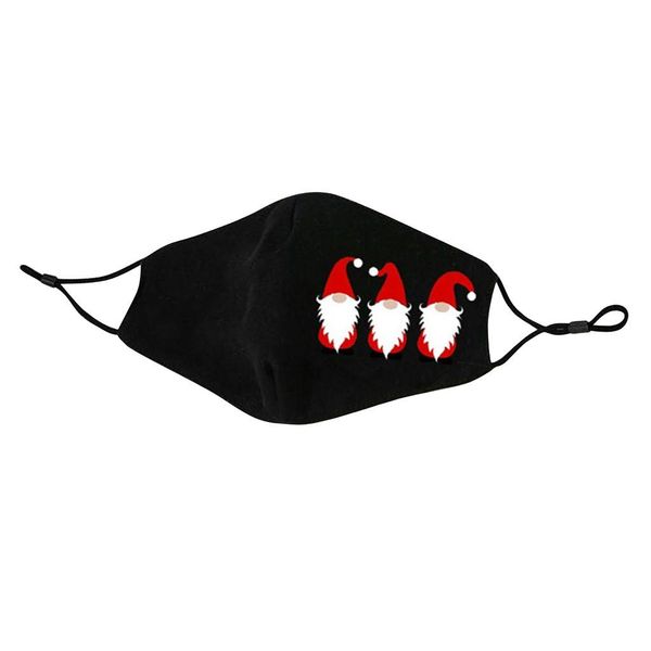

pm2.5 breathable santa claus face mask print fabric protective mouth cover washable reusable mouth mask 29 sqctxm