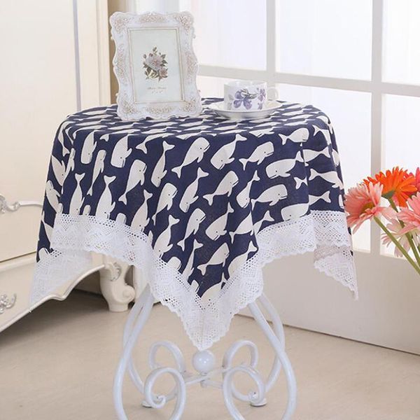 

table cloth rectangular dining cover linen tablecloth with lace trim thick home use floral decorative