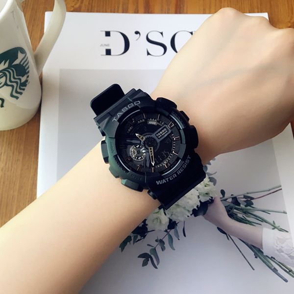 

black samurai multifunctional unicorn waterproof luminous tide electronic watch male junior high school student female ins wind